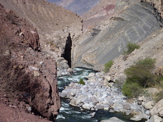 sipia waterfall in cotahuasi canyon