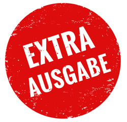 Extra Ausgabe Stempel rot