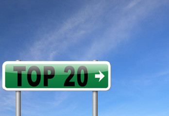 Obraz premium top 20 charts