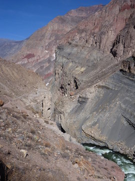 sipia waterfall in cotahuasi canyon