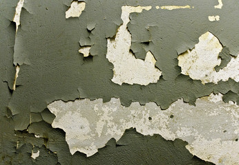 Abblätternder Wandanstrich