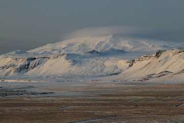 Blick auf den Snaefellsjökull/ Island