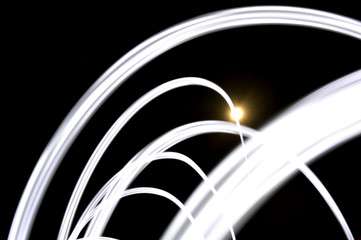 Abstract Background Light Painting