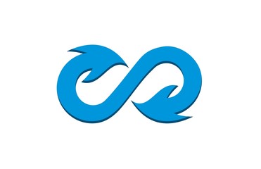 Obraz premium infinity icon logo