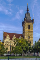 Fototapeta na wymiar New Town Hall, Prague