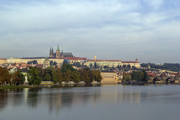 Fototapeta na wymiar view of Prague castle