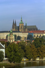 Obraz premium view of Prague castle