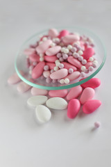 confetti con mandorle e cioccolato