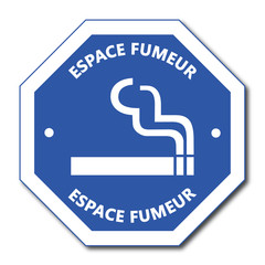 Logo espace fumeur. © Scriblr