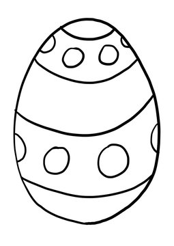 Osterei Malvorlage