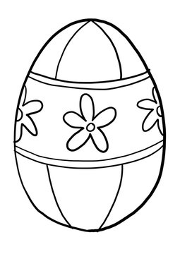 Osterei Malvorlage