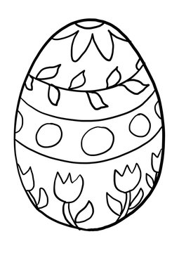 Osterei Malvorlage