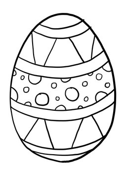 Osterei Malvorlage