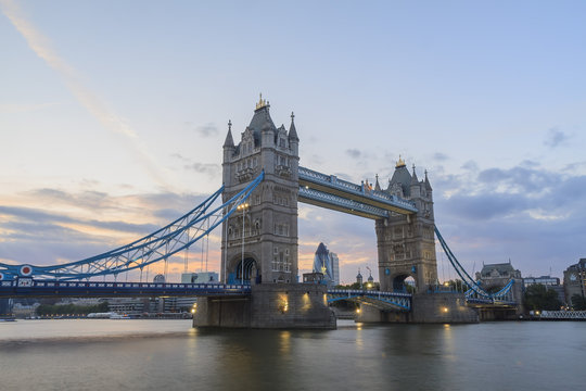 The super famous Tower Bridge of London