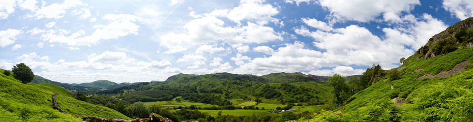 Obraz premium The great relax area - Lake District National Park