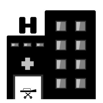 H&ocirc;pital et un brancard