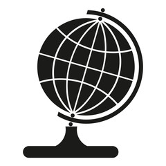 monochrome image Globe