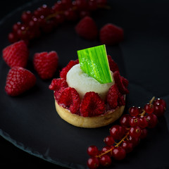 Italian Dessert - Cheesecake with Berries