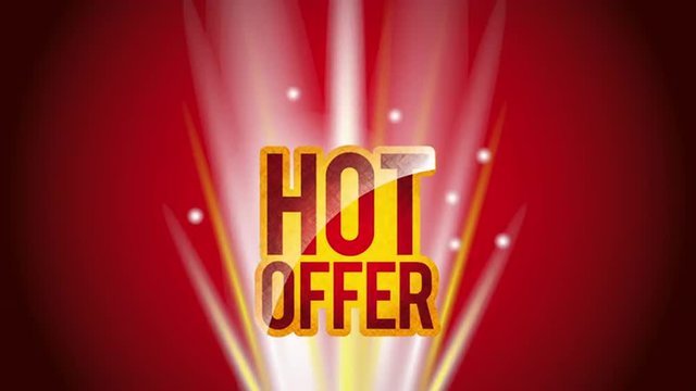 hot offer design, Video Animation 
