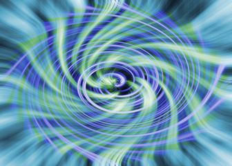 Abstract spiral burst background