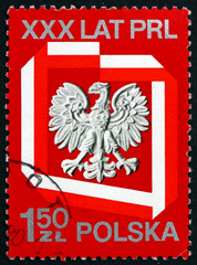 Postage stamp Poland 1974 Polish Eagle