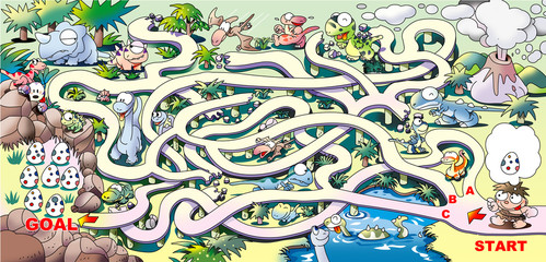 迷路＿恐竜の卵 © kawano