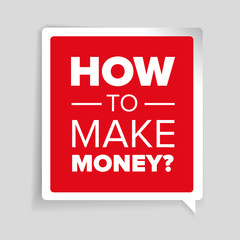 How to make money label vector