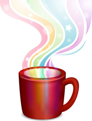 Rainbow Steam Cup