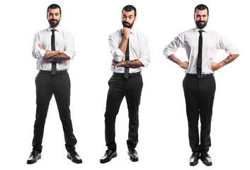 Obraz premium Businessman thinking