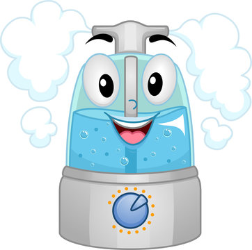 recommend clip art: Humidifier Mascot Filled with Water