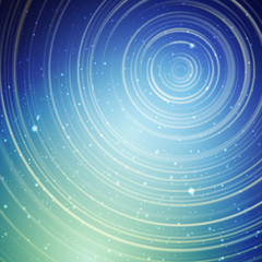 Long exposure star trails vector