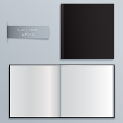 Blank Book Template : vector Illustration