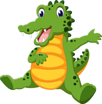 cute Crocodile cartoon 