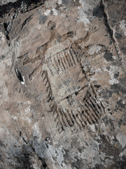 Palaeolithic unknown object Petroglyph