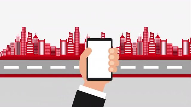 Cityscape icon design, Video Animation
