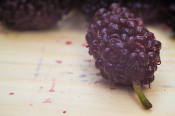 Fresh orgarnic mulberry
