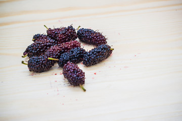 Fresh orgarnic mulberry