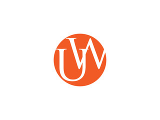 Double UW letter logo