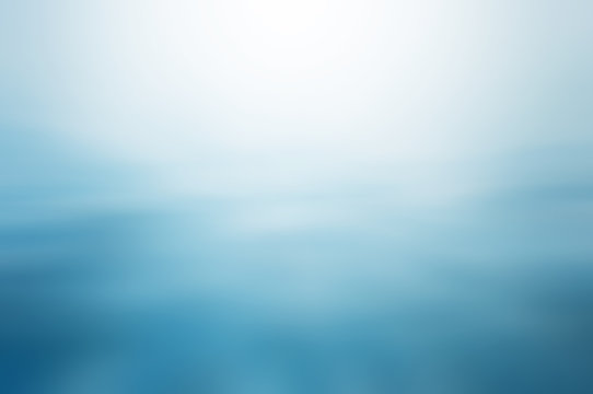 Clear blue water, seascape ripple abstract in blurred background