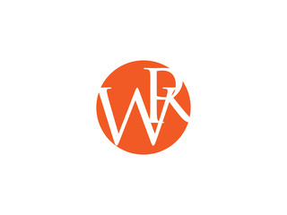 Double WR letter logo