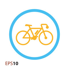 Bicycle icon for web and mobile