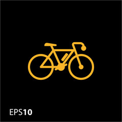Fototapeta premium Bicycle icon for web and mobile