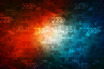 Obraz premium Background conceptual image of digital 3d icons