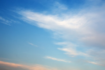 abstract background with defocused beautiful colorful flame clouds in the sky