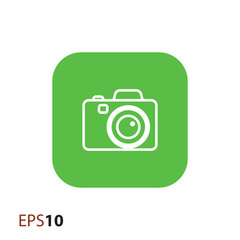 Digital camera icon for web and mobile