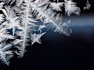 frozen window background