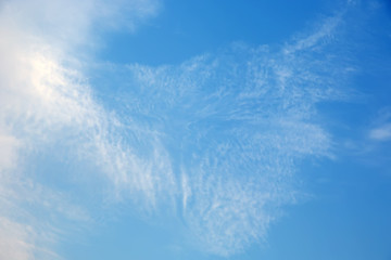 Fototapeta premium abstract background with bokeh defocused beautiful flame clouds in the sky 