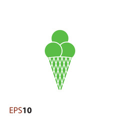Ice cream icon for web and mobile