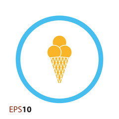 Ice cream icon for web and mobile