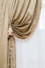 Curtain window decoration interior room